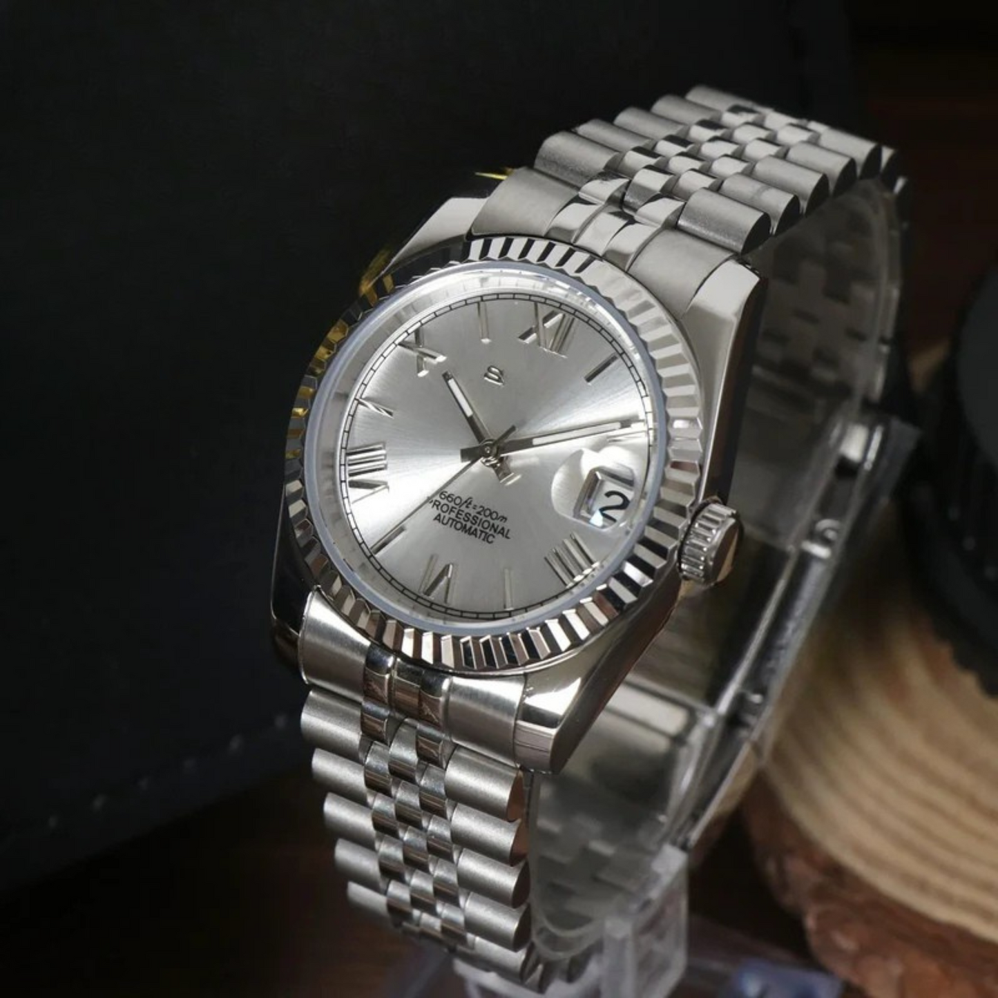 S-MOD Datejust ROMAN SILVER
