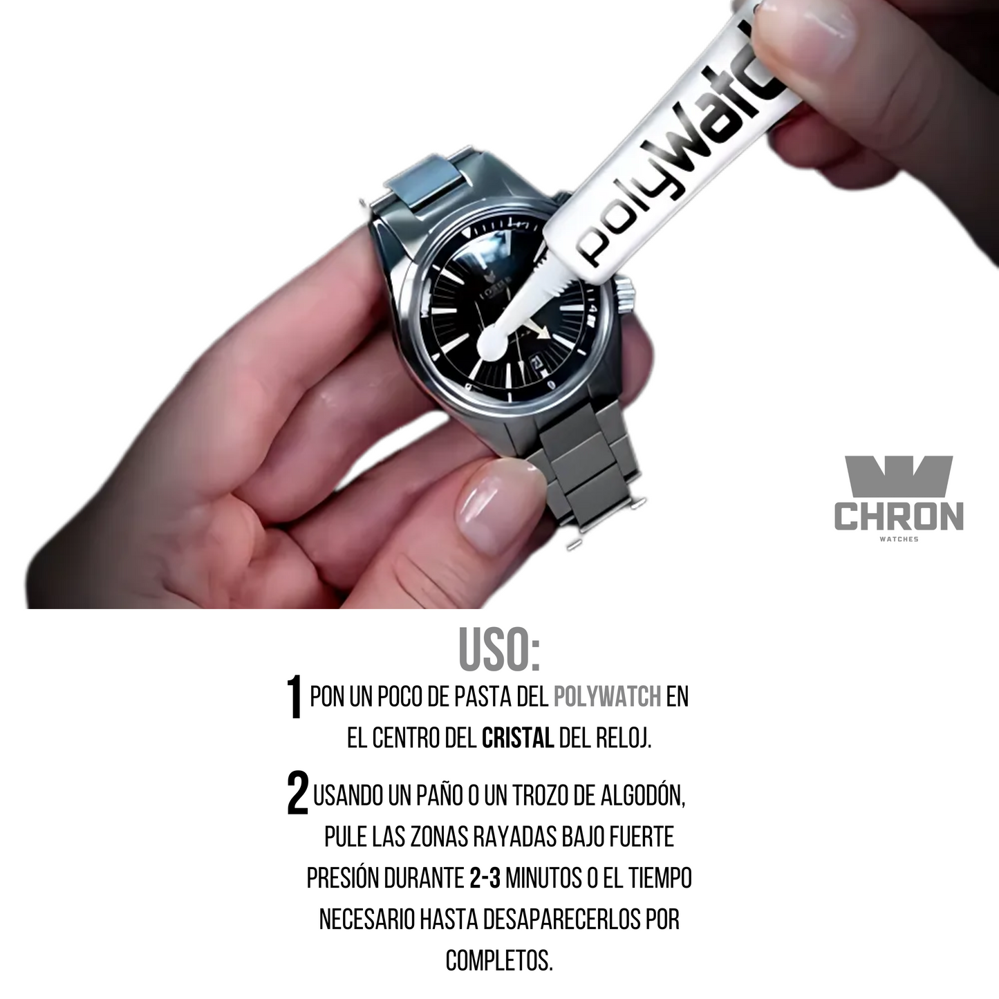 POLYWATCH polish para reloj.