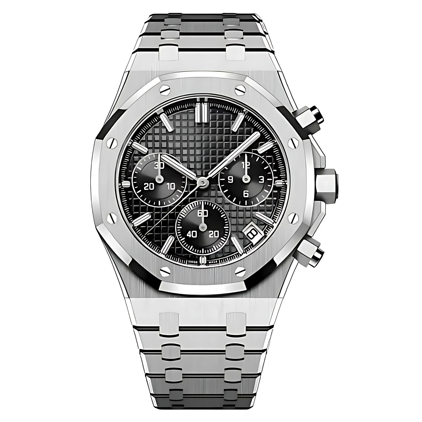 S-MOD Royal Oak chronograph BLACK