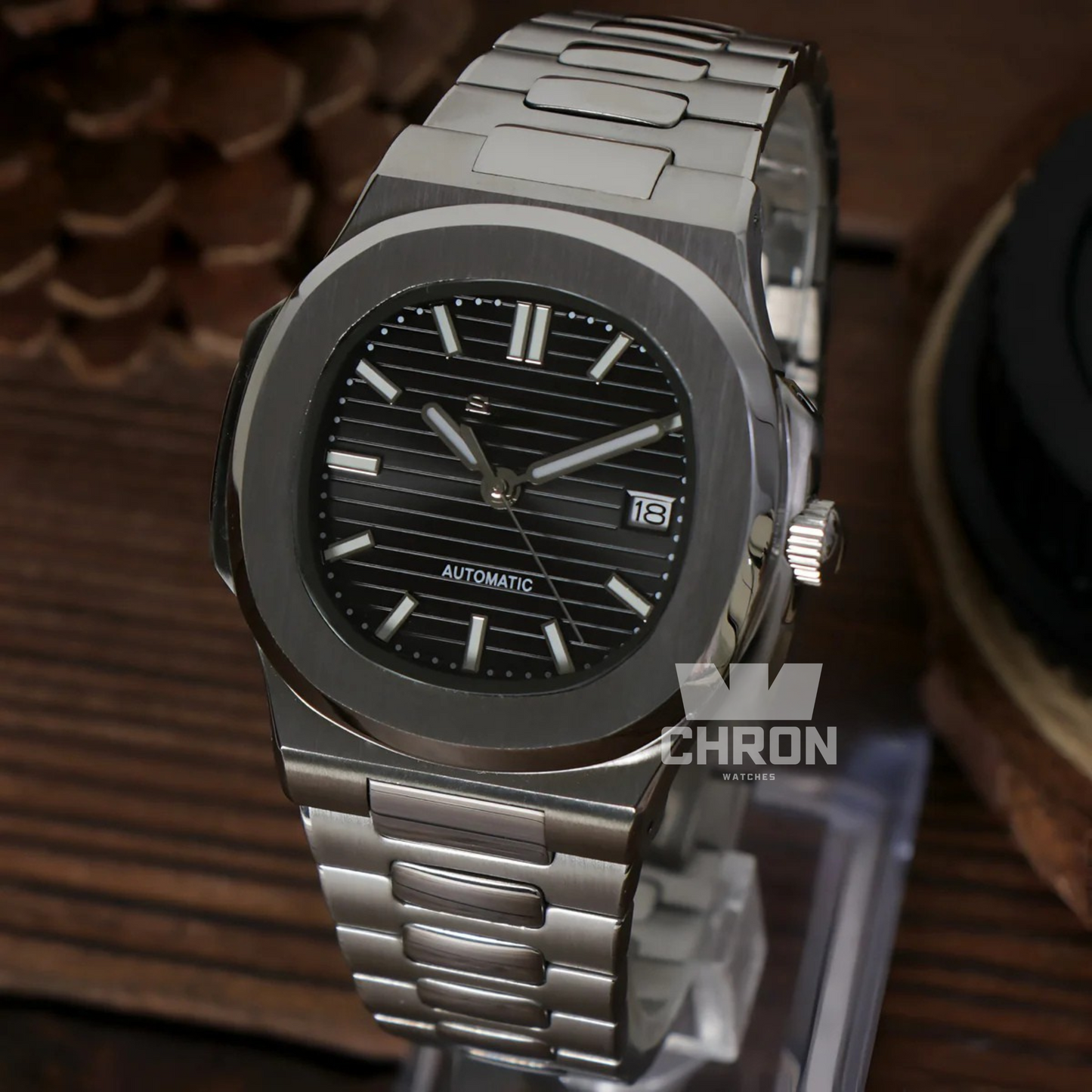 S-MOD Nautilus Black Dial